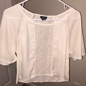 beautiful creme blouse